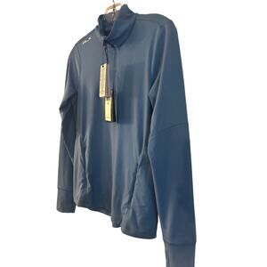 RLX Golf Ralph Lauren Womens Size XS Quarter-Zip Jersey Pullover Shirt NWT
